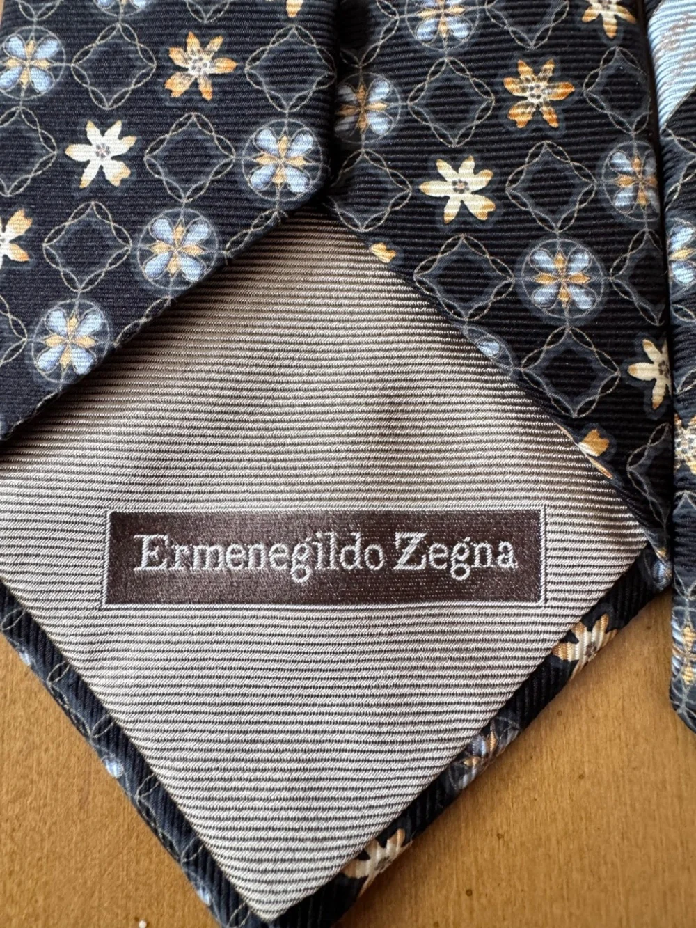 Fine silk necktie from Ermenegildo Zegna